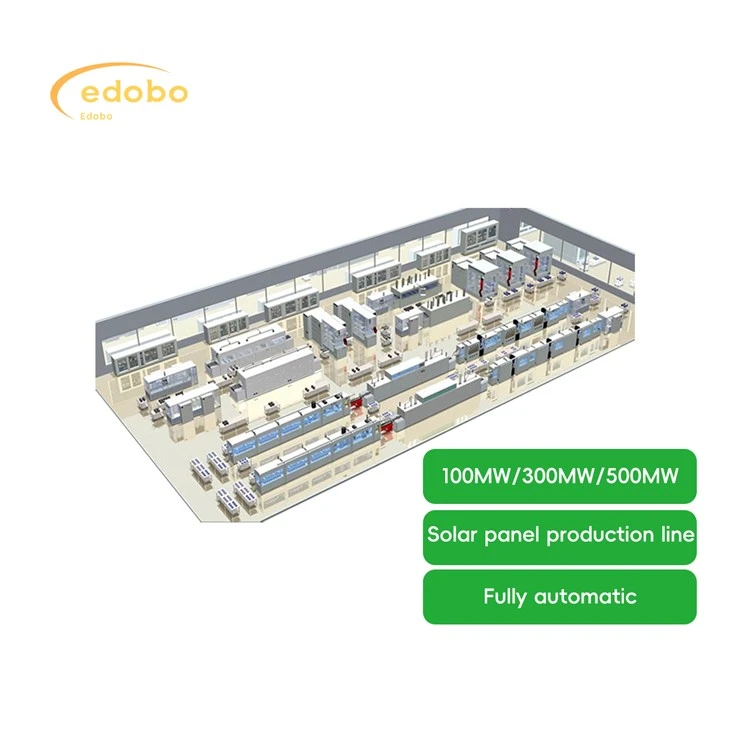 100MW 300MW produktionslinje af solcellepanelet