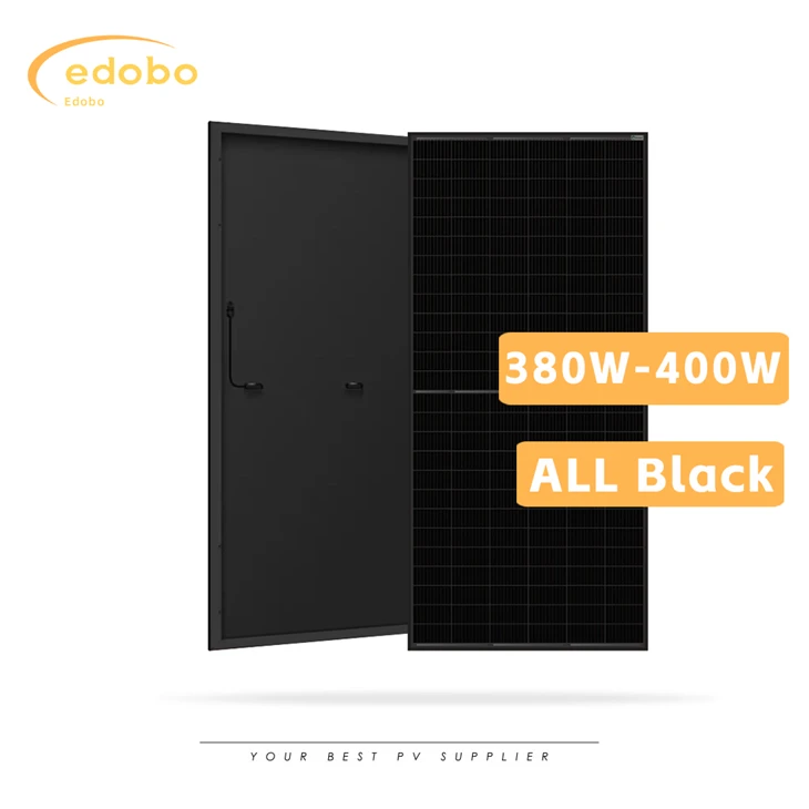 400w sorte solcellepaneler