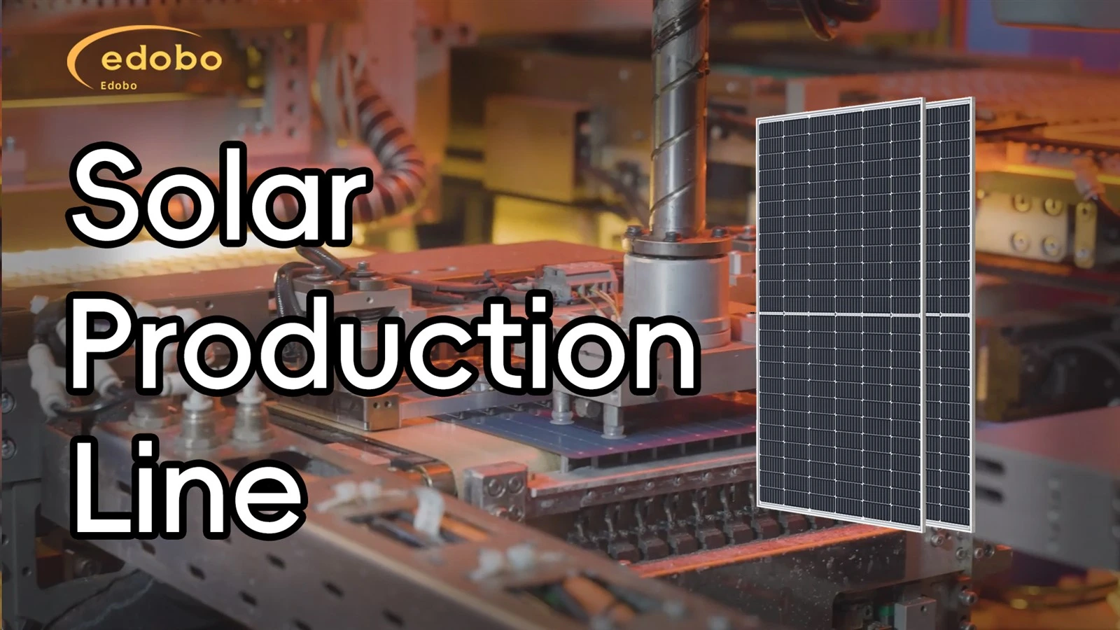 solar panel production line