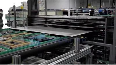100MW solpanel produktionslinje sammensætning