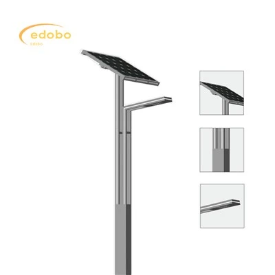Led lys 80w/120w solcellegadelampe med lithiumbatteri