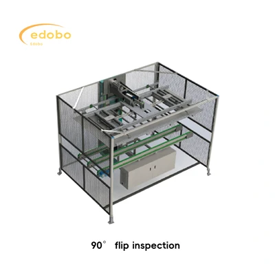Solpanel 90 graders flip visuel inspektionsmaskine