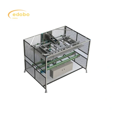 Solpaneler Produktionslinje 90 graders flip-inspektion