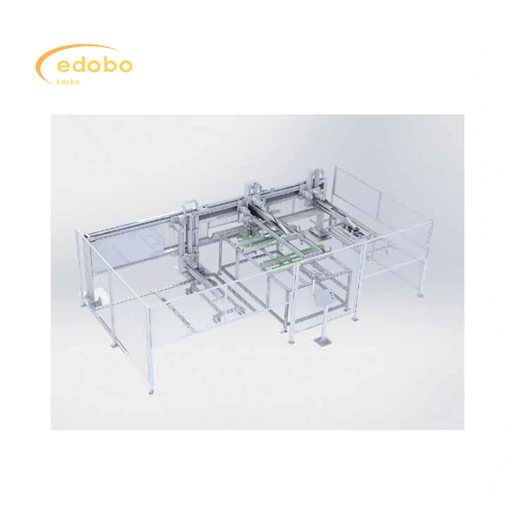 Solpaneler Produktionslinje 2. Glas Loading Machine